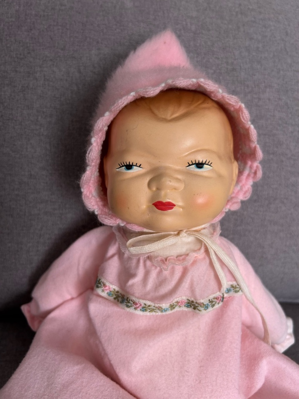 Vtg Grouchy Baby Doll